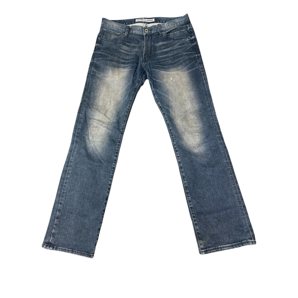 Express Rocco‎ Jeans Slim Fit Straight Leg Dark Wash Men's 34x34